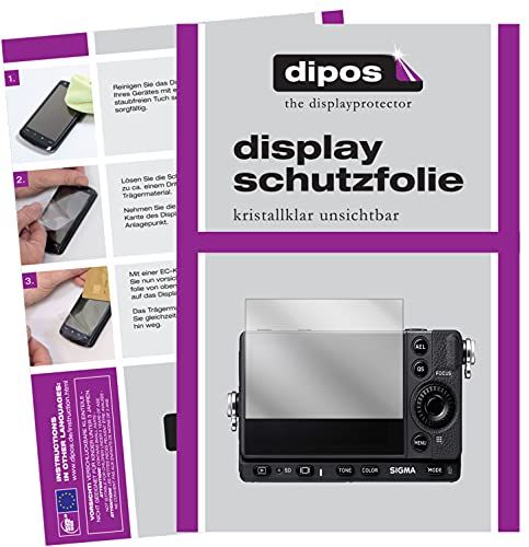 dipos I 2 x beschermfolie helder compatibel met Sigma FP L folie displaybeschermfolie