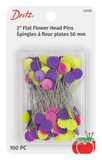 Prym Consumer USA Dritz platte bloem 5,5 cm diverse naaispelden 100 stuks