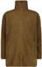 CMP Faux Fur Zip Jacket Dames Tabak XL