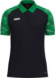 Jako Sonic Polo Kinderen - Zwart / Groen | Maat: 140