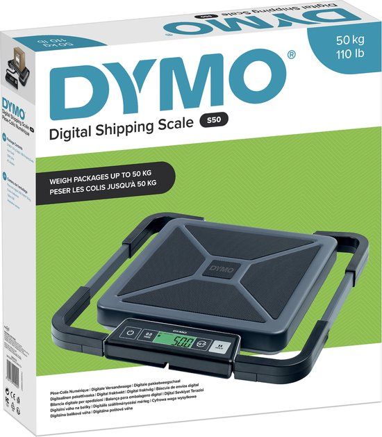 DYMO S50 Digitale Postweegschaal - 50 kg - Zwart