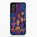 Coque officielle FC Barcelona avec blason 3D et design de joueur