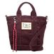 BECKSÖNDERGAARD Gene corduroy mini shopper bordeauxrood