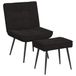vidaXL Relaxfauteuil fluweel zwart