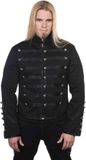 Banned Military Drummer Heren Uniformjas - zwart - L