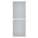 Amig - Muggennet voor de deur - 100 x 220 cm - Effectieve bescherming - Verstelbaar - Complete set met frame, gaas en accessoires - Aluminium en glasvezel - Wit/grijs