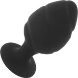 OHMAMA Silicone Butt Plug Size L - 9 Cm - Red