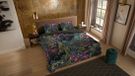 Pure dekbedovertrek bladeren / jungle - 2 persoons 200x200/220 cm - Multi - Microvezel