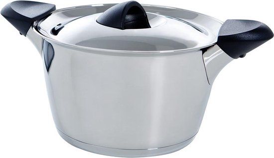 BK Q-linair Classic Casserole - 20 cm - Stainless Steel