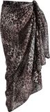Emilie collection Fliex / Emilie collection Pareo Sarong Panterprint Zwart Bruin Beige