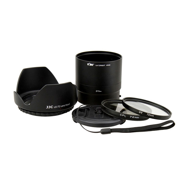 Kiwifotos Adapter Ring Kit voor Nikon Coolpix P 600