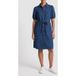 French Connection Robe boutonnée en chambray M Midwash Cherry