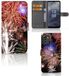B2Ctelecom Nokia G60 Wallet Case met Pasjes Vuurwerk