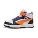 PUMA Puma Rebound V6 Mid AC+ PS Unisex Sneakers - PUMA White-Orange Glo-PUMA Black