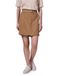 Paperbag rok voor dames, crèmebruin