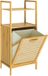 Casaria Badkamerrek - met Wasmand 43l 40x30x95cm - Bruin