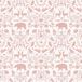 Me&miniMe Behang Kinderkamer Bosdieren Roze Wit Vliesbehang 0,53 x 10,05 M