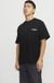 JACK&JONES JCOUNION BACK PRINT TEE SS CREW NOOS Heren T-shirt XXL Zwart