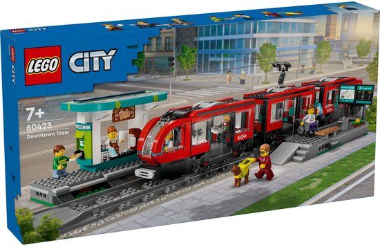 LEGO City Stadstram en station - 60423 - Bouwset - 7+ jaar