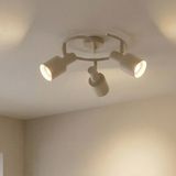 Lindby - Plafondspot - 3 lichtpunten - IJzer - Beige - E27