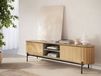 ROTARIO meuble TV-hifi 2 portes 168 cm chêne vincenza