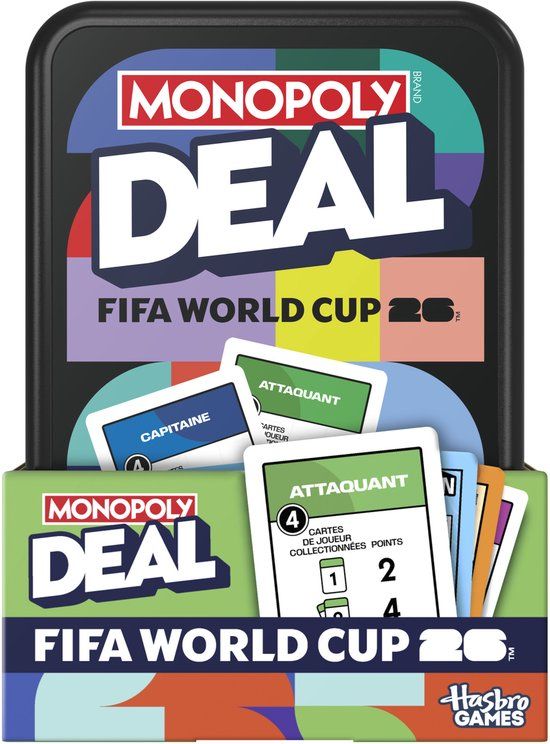 Monopoly Deal FIFA World Cup 2026 - Kaartspel - Franstalig