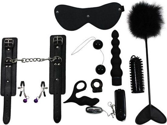 Amazing Pleasure Sex Toy Kit - Zwart - 8 delig
