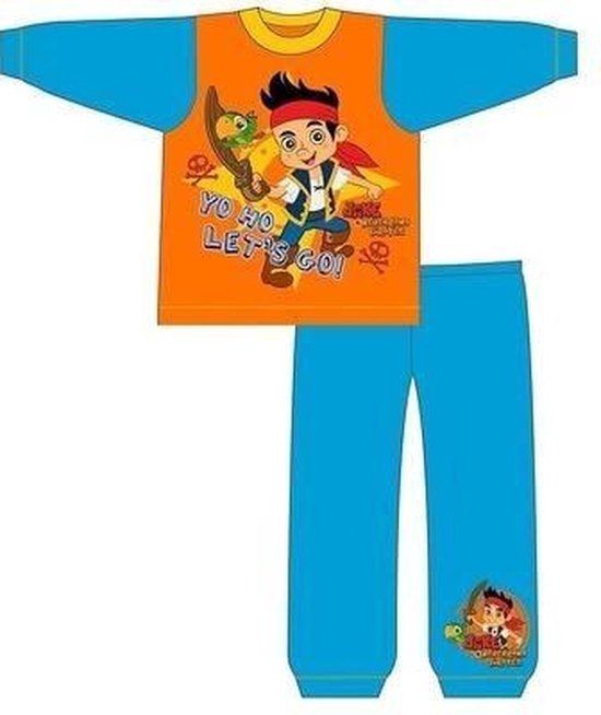 Jake de Piraat Pyjama - Maat 86/92 - Katoen - Lange Mouw - Print - Jongens