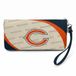 Littlearth Vrouwen NFL Curve Zip Organizer Portemonnee met Afneembare Polsband, Team Kleur, Teamkleur, 8" x 4" x 1"