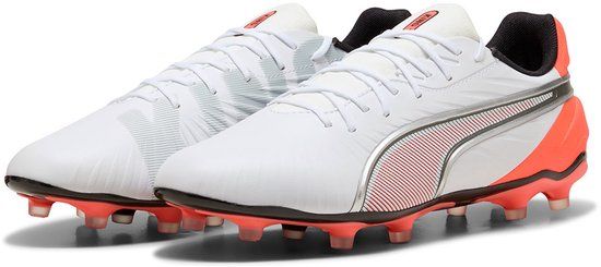 Puma King Match Fg/ag Voetbalschoenen Wit EU 39