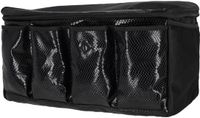 QHP - Stal Opbergtas Croco - Zwart - 50 x 30 x 30 cm