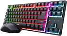 Trust GXT 832 Thado Wireless Gaming Keyboard and Mouse Combo - AZERTY Belgian Black