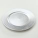 Boltze Gruppe Gmbh Assiette à bougies - argent - rond - D33 cm - plastique - sous-assiette / plateau pour bougies