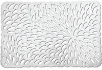 Zeller placemat - 10 stuks - glanzend zilver - rechthoekig - 29 x 44 cm