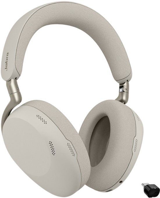 Jabra Evolve3 85 UC + Link 390c Headset Draadloos Hoofdband Oproepen/muziek USB Type-C Bluetooth Grijs