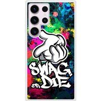 Samsung Galaxy S23 Swag or die Verstevigd hoesje met sublimatie bedrukking