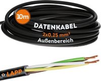 Kalitec Lapp 10 meter UNITRONIC LiYY 2x0,25 BK Netwerkkabel Zwart