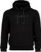 Armani Exchange V-Neck Hooded Cotton Sweatshirt with Long Sleeves - Black - 2XL