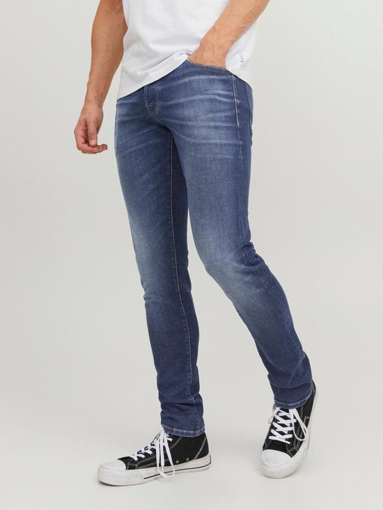 JACK & JONES Glenn Icon loose fit heren jeans denimblauw maat 28/32