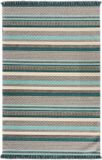 Bakero Vloerkleed Aztec Blauw Acryl 80 x 300 cm