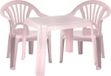 Forte Plastics Sièges enfant 2x avec table set - rose
