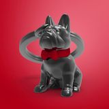 Metalmorphose Sleutelhanger Bull-Dog Metaal 3D Donker Grijs Unisex