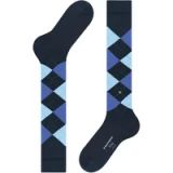 Burlington King lang gedessineerd katoen kniekousen heren blauw - maat 40-46