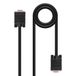 SVGA-kabel voor monitor en projector, HDB15/M-HDB15/M, mannelijk naar stekker, zwart, 5 m