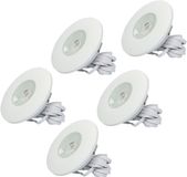 HOFTRONIC 5x Pavo LED Inbouwspot - Rond - Wit - Dimbaar - 3W - 2700K - IP44 - 5 jaar garantie