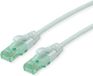 ROLINE Recycled Material 21.45.3100 netwerkkabel Grijs 0,5 m Cat6a U/UTP