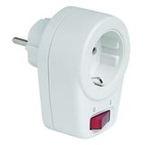 Adapter SIMON Adapter 16 A wit met schakelaar CL518701