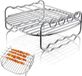 Equivera Accessoires pour friteuse à air - Set d'accessoires pour friteuse à air - Convient aux friteuses à air chaud