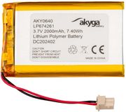 Akyga LP674261 Accupack LiPo 3.7 V 2000 mAh
