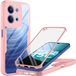 Techsuit Hoesje geschikt voor Xiaomi Redmi 15C / Xiaomi Poco C85 - ColorVerse 360 Case met Screenprotector - Roze